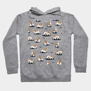 Basset Hound Pattern Hoodie